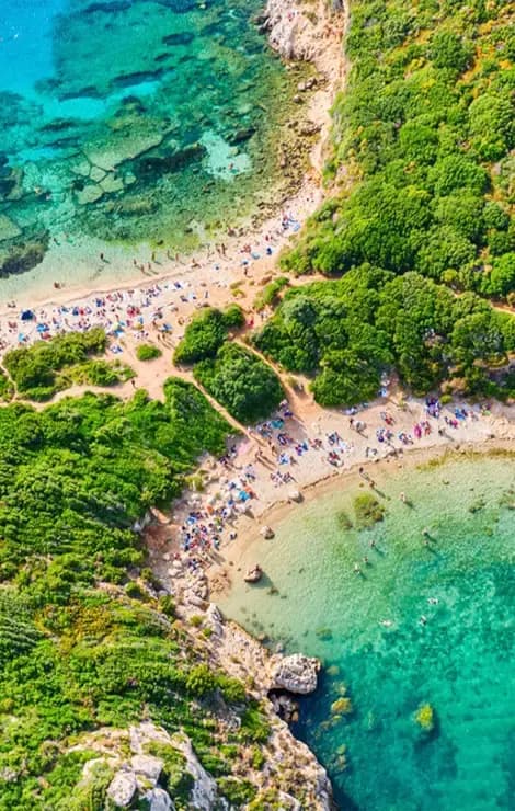 Spiaggia di Corfù 
