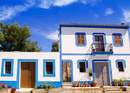 Abitazioni tipiche di Ibiza