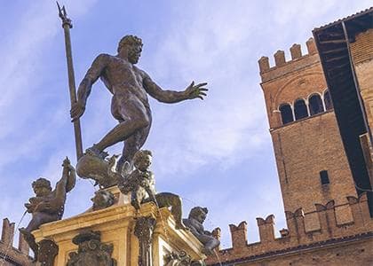 Giambologna's Neptune Fountain in Bologna