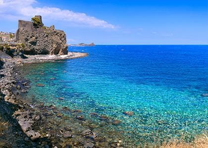 Beach of Aci Castello