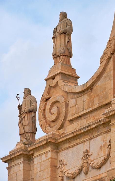 Facade of the Cathedral of Saint John the Baptist.