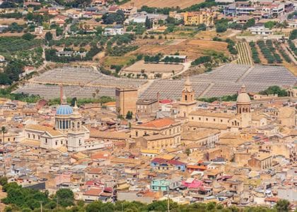 View of Comiso from above