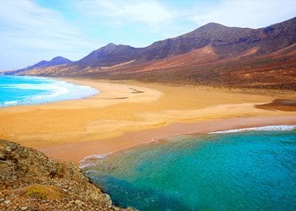 Wild and unspoilt beaches of Fuerteventura